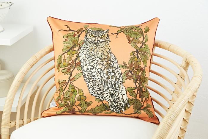 Декоративная подушка "Сова" из коллекции "Птицы"